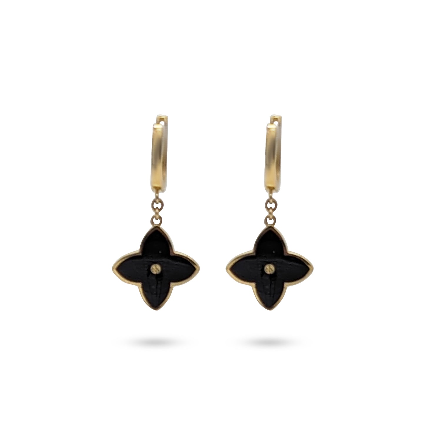 14K - Yellow Gold Van Cleef Drop Earrings